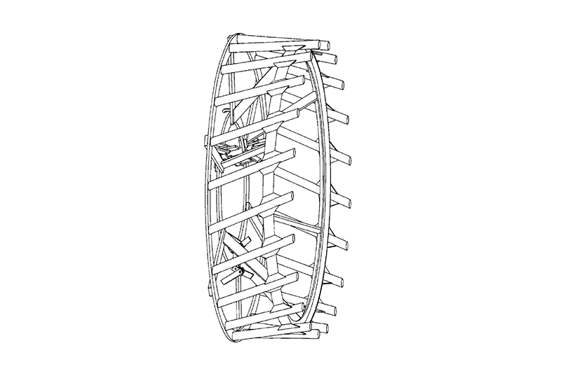 Roues cages tubes «Universel»